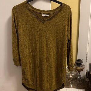 Maurices Olive V-Neck Sweater